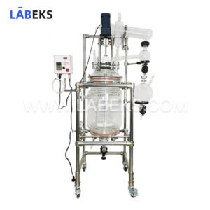 10-100l-three-layer-jacketed-glass-reactor-with-vacuum-control-explosion-proof-options-1
