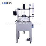 100l-single-layer-glass-reactor-with-0098mpa-vacuum-for-chemical-synthesis-1