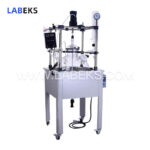 100l-single-layer-glass-reactor-with-0098mpa-vacuum-for-chemical-synthesis-2