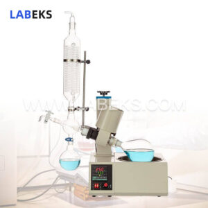 1l-rotary-evaporator-with-flask-hand-lift-10-120-rpm-stepless-speed-for-lab-solvent-removal-1