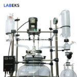 200l-single-layer-glass-reactor-with-vacuum-reflux-for-chemical-synthesis-3