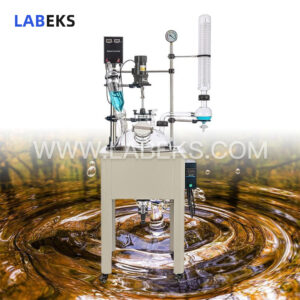 30l-single-layer-glass-reactor-for-chemical-synthesis-with-0098mpa-vacuum-1