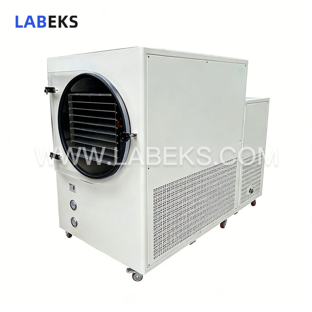50kg-80kg-vacuum-freeze-dryer-with-one-button-operation-for-candy-fruits-vegetables-pet-food-2