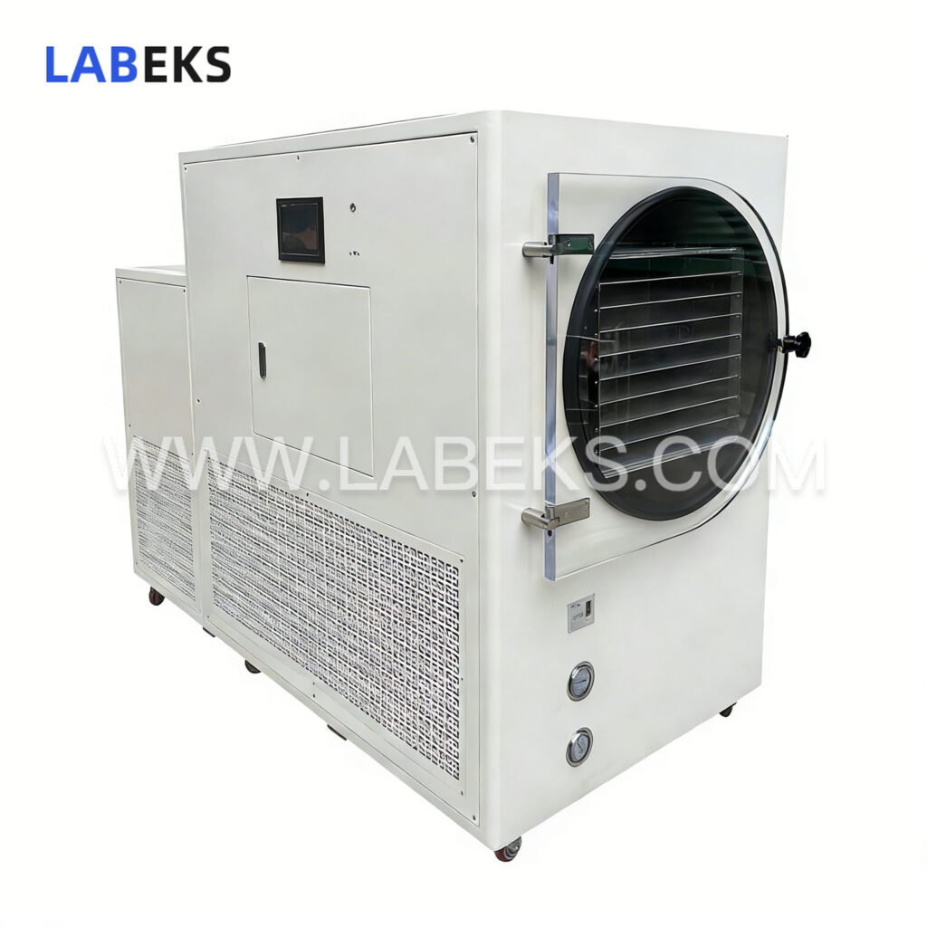 50kg-80kg-vacuum-freeze-dryer-with-one-button-operation-for-candy-fruits-vegetables-pet-food-3