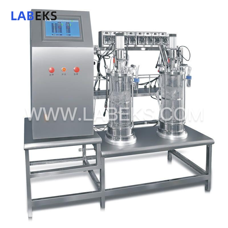 cabinet-type-two-conjoined-parallel-glass-fermenter-featuring-siemens-plc-control-integral-mobility-4